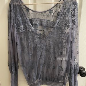 Free People Lace Top